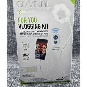 Ring Light Vlogging Kit Go Viral Digi Power You Tube Tik Tok Creator Influencer